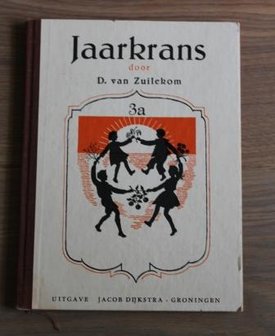 Oud kinderboekje Jaarkrans 3a, leesboekje