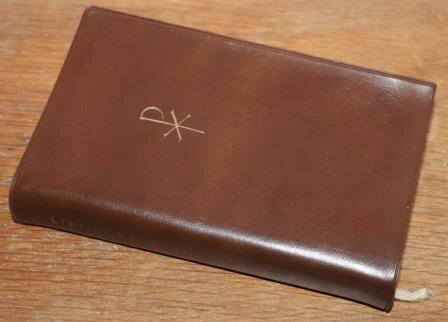 Oud bruin brocante liedboek voor de kerken, 1973