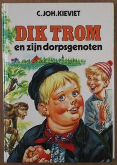 Oud kinderboek Dik Trom en zijn dorpsgenoten