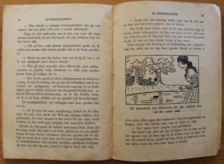 Oud brocante kinderboekje De muizenkoning nr 36