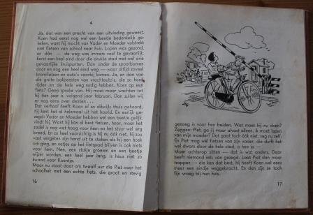 Oud brocante kinderboek Koen redt een kalf