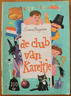 Oud brocante kinderboekje RPS De club van Kareltje, jr '50