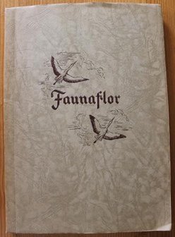 Oud brocante verzamelplaatjesboek Faunaflor C&ocirc;te d&#039;Or 1952