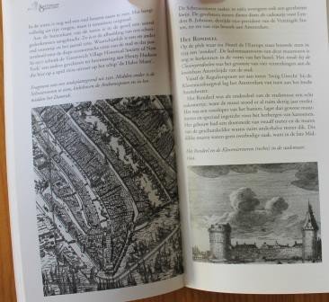Oud boekje Amsterdam ommuurd middeleeuwse stadsmuur 1481-1601
