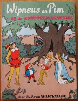 Oud kinderboekje Wipneus en Pim en de knuppelmannetjes