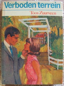 Vintage brocante boek Verboden terrein, Toos Zuurveen roman 1967 dl 1