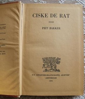 Vintage brocante kinderboek Ciske de Rat, Piet Bakker, 1941