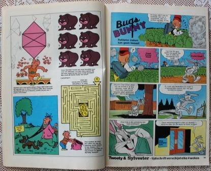 Vintage stripboekje Tweety &amp; Sylvester verzamelband 3 1979