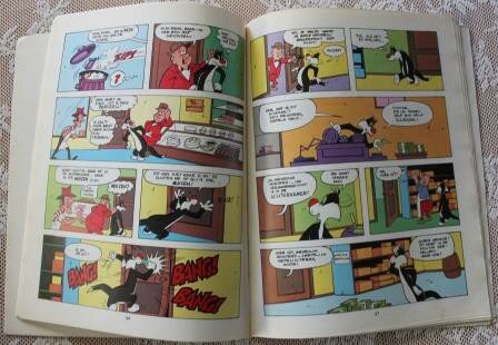 Vintage stripboek Twietie en Silvester een mistig dagje 1981