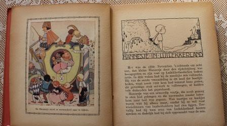 Antiek vintage brocante kinderboek Van alles wat IX 1924