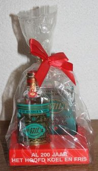 Oude brocante geschenkset 4711 eau de cologne &amp; zeep 200 jr