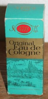 Oud vintage brocante flesje 4711 eau de cologne 50 ml
