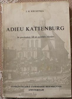 Vintage boek Adieu Kattenburg, oostelijke eilanden Amsterdam
