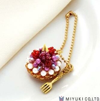 Miyuki jewelry package Sweet Charms Berry Tart