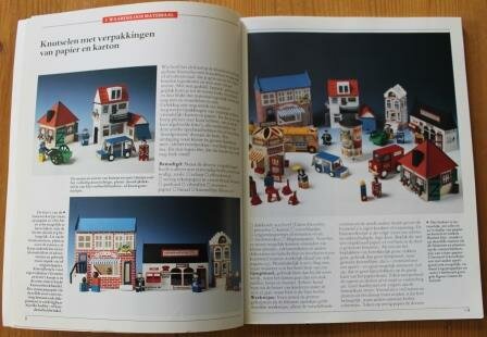 Hobbyboek Meer plezier met papier Wim Kros bouwplaten knutselen aankleedpoppen doosjes kaarten c