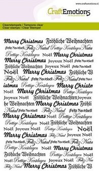 Clear stamp Christmas background text Purple Holidays