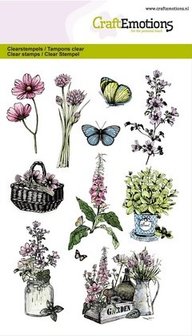 Clear stamps set of herbal plants Life &amp; Garden
