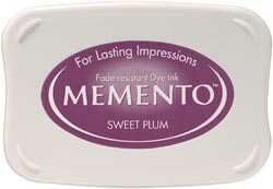 Stempelkussen lila paarse inkt Memento Sweet Plum