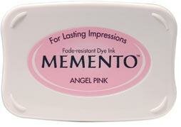 Stempelkussen lichtroze inkt Memento Angel Pink