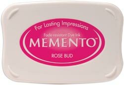Ink pad fuchsia pink ink Memento Rose Bud