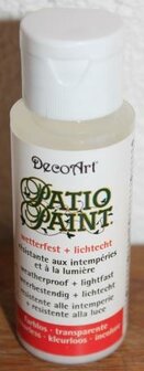Patio Paint decoupage glue, lacquer bottle of 59 ml.