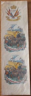 Vintage brocante transfers crockery 150 years the Netherlands 1813-1963