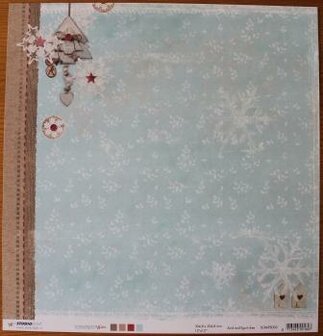 Scrapbook sheet Scandinavian Winter 02, Christmas deer