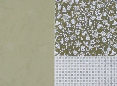 Basic paper, background sheet Christmas green ice snow flakes