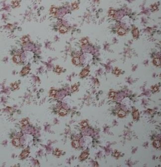 Basic paper, background sheet 3002 small pink roses