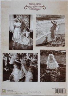 Cutting sheet Nellie&#039;s Choice vintage Summer Wedding bride