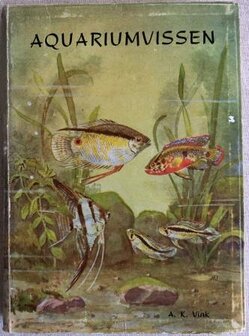 Oude vintage brocante hobby boekje Aquariumvissen AK Vink 1966 tweedehands