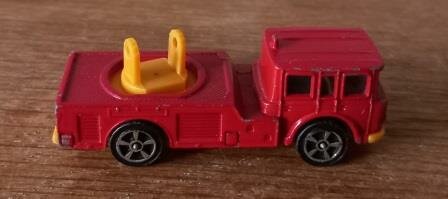 Oude vintage brocante speelgoed autootje Corgi Juniors Simon Snorkel fire engine toys cars 1