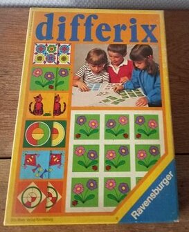 Oude vintage brocante retro spelletje Differix Ravensburger 1977 toys games