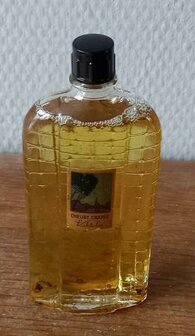 Oude vintage brocante glazen parfumflesje l&#039;heure exquise Valdelis brillantine perfume bottle