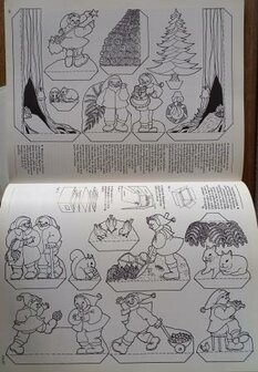 Hobbyboek Meer plezier met papier Wim Kros bouwplaten knutselen aankleedpoppen doosjes kaarten 7