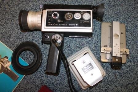 Oude Ricoh super 8 - 800 Z filmcamera