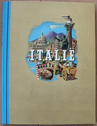 Vintage DE verzamelplaatjes album Italië, Piet Bakker 1957