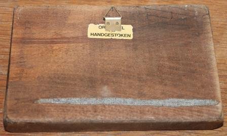 Oude brocante houten speculaasplank, -vorm sigaren