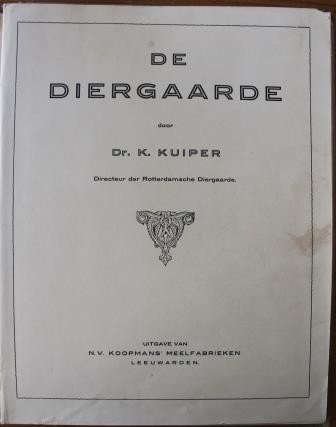Oud brocante verzamelplaatjesalbum De Diergaarde Rotterdam 1928