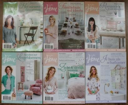 Set brocante tijdschriften Ariadne at Home jaargang 2014 (12 st)