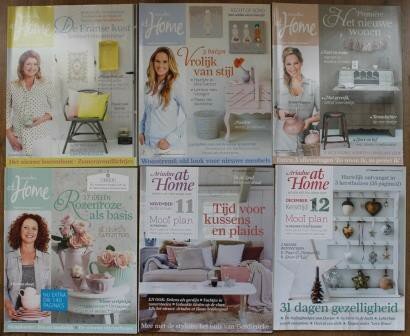Set brocante tijdschriften Ariadne at Home jaargang 2014 (12 st)