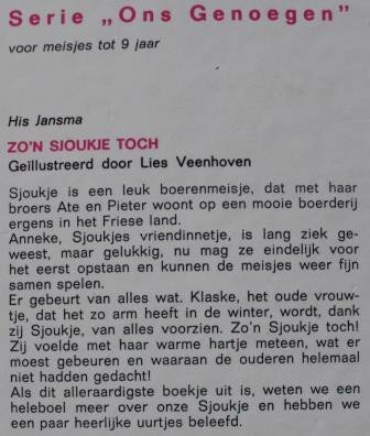 Vintage brocante meisjesboek Zo'n Sjoukje toch! jr '60/'70
