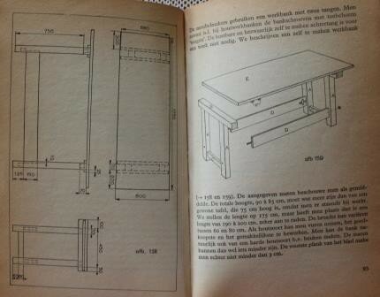 Retro vintage brocante hobbyboekje Doe het zelf met hout 1960
