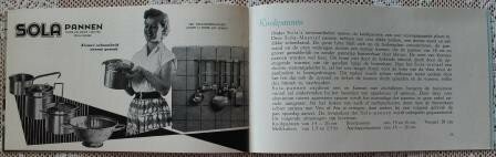 Vintage brocante boekje Sola Van grondstof tot eindproduct 1961