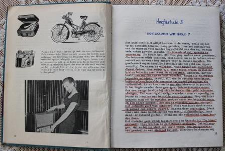 Vintage brocante leerboek Samen, maatschappelijke oriëntering