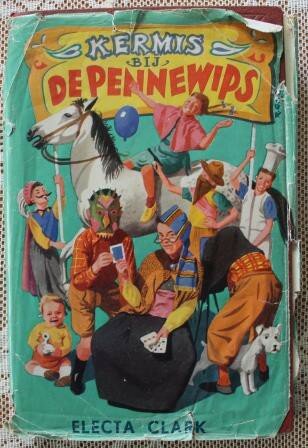 Vintage brocante kinderboek Kermis bij de Pennewips 1954