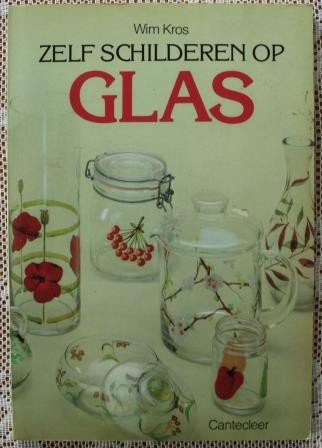 Retro vintage brocante hobbyboekje Zelf schilderen op glas