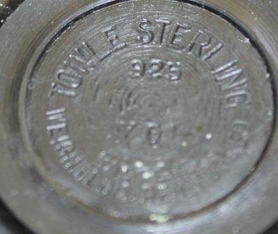 Vintage brocante Towle Sterling 925 verzilverde kaarsenkandelaar