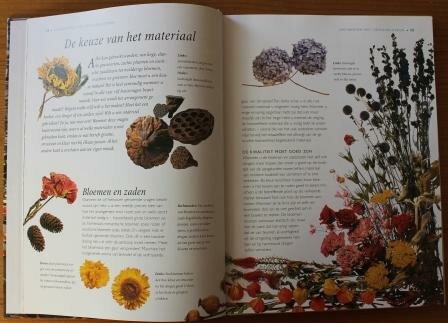 Hobbyboek De mooiste creaties met droogbloemen boeketten kransen maken 1