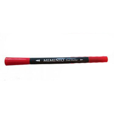 Memento Dual Marker Lady Bug rood, dubbele rode inktstift PM-300